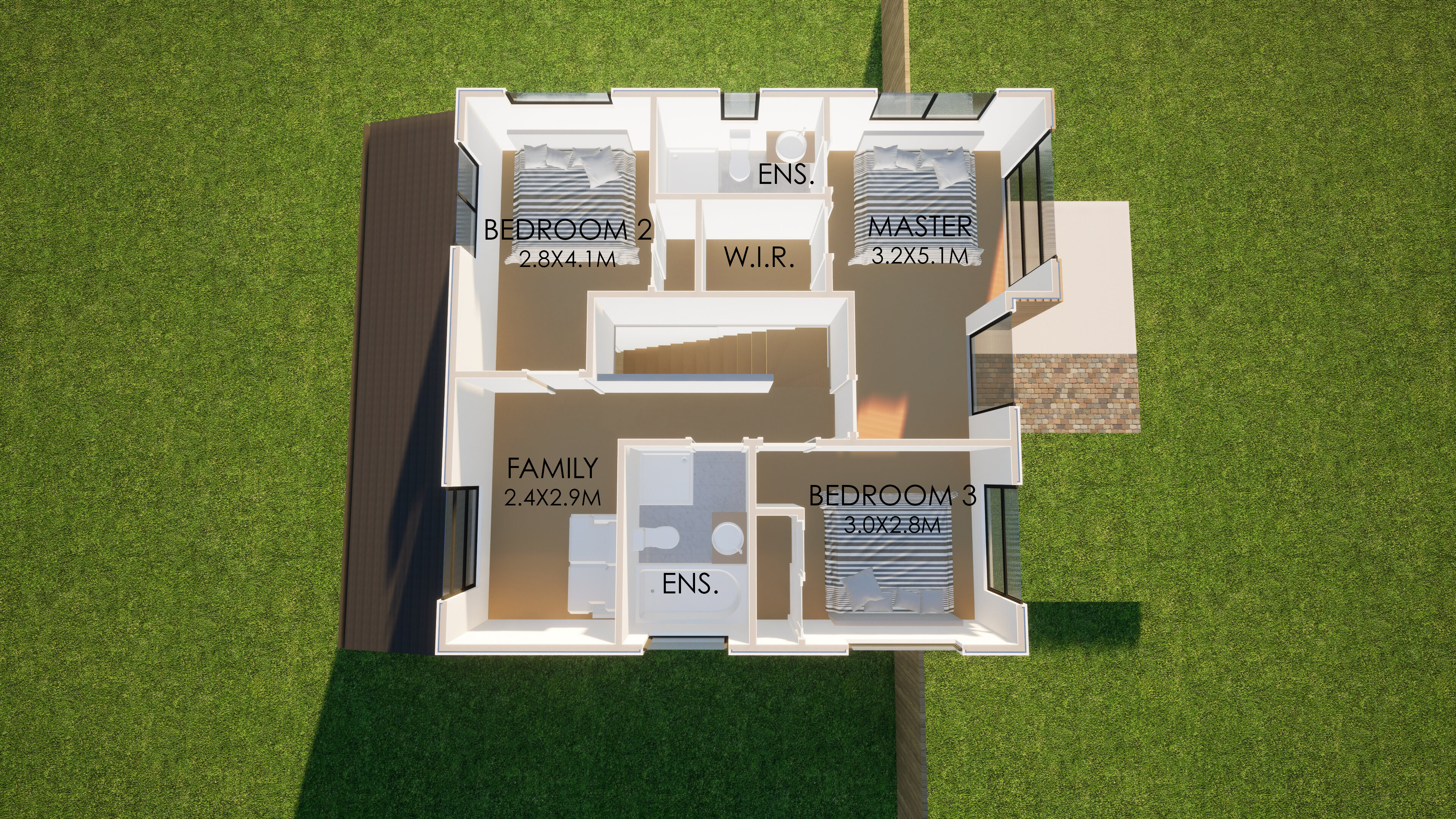Floor plan level 2