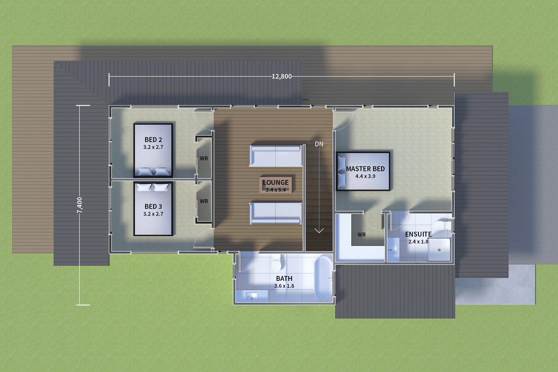 Floor plan level 2