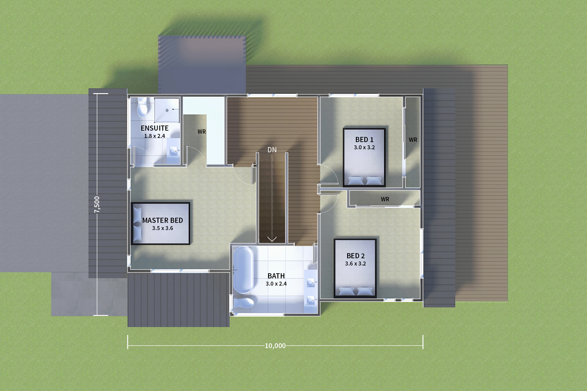 Floor plan level 2