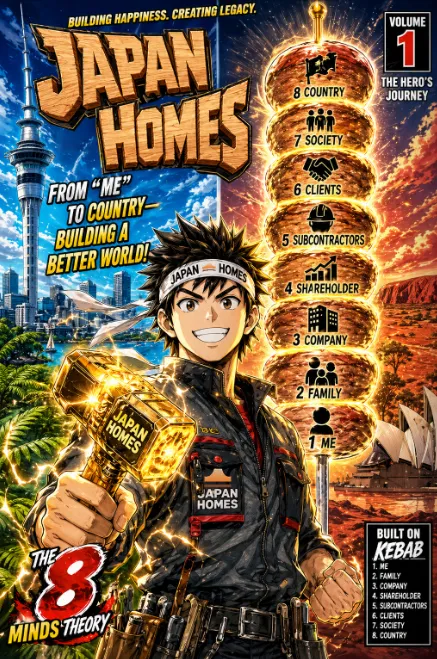Japan Homes Kebab & 8 Minds Philosophy