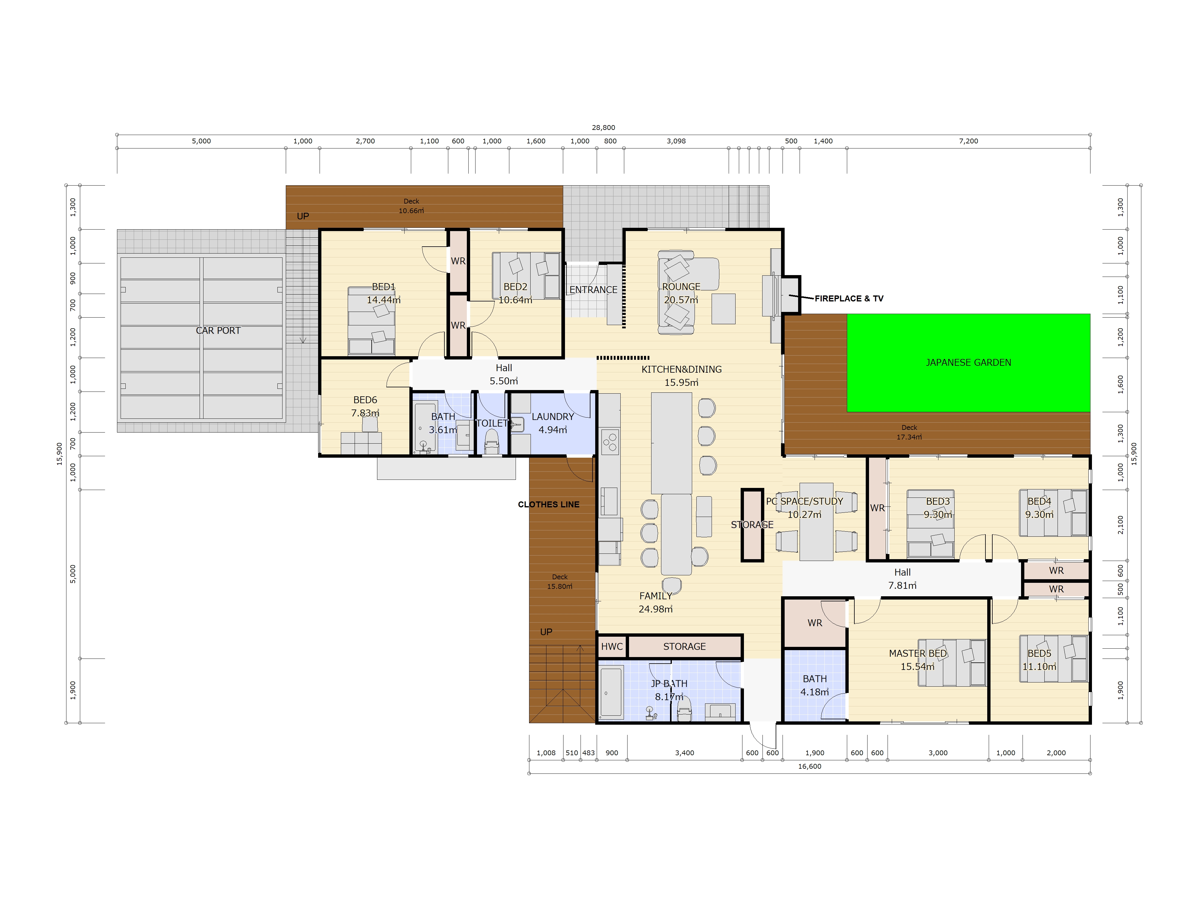 拡張工事含む全面改装